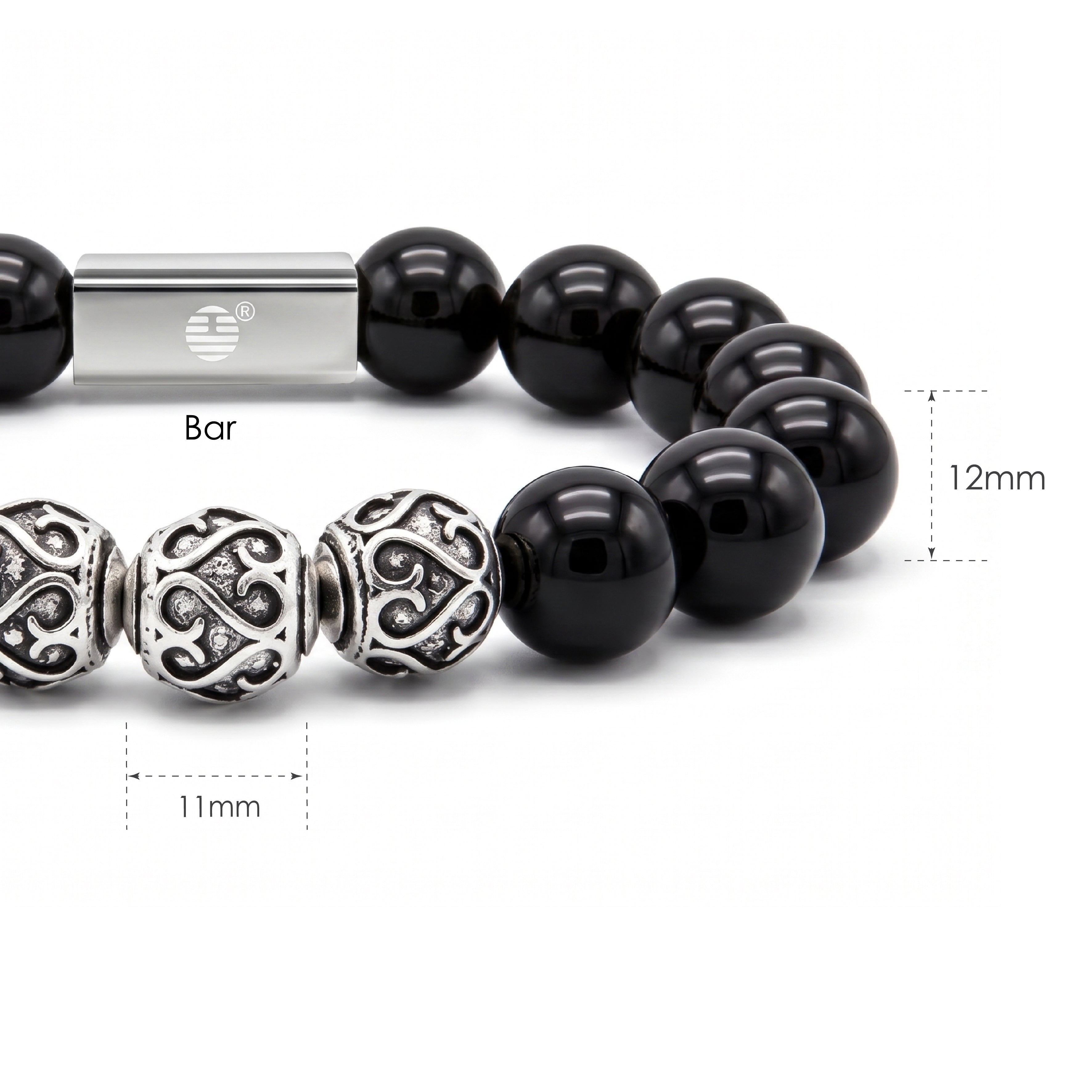 Bushido — Black Onyx (12mm)
