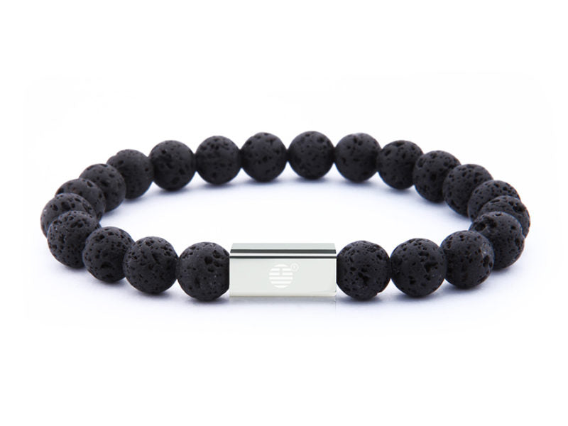 Black Lava-Silver