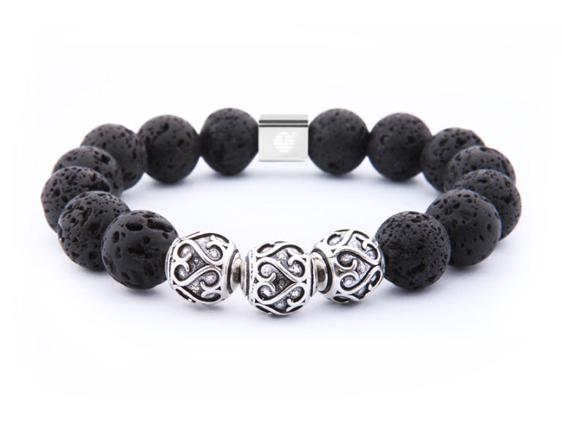 Black Lava-Bead