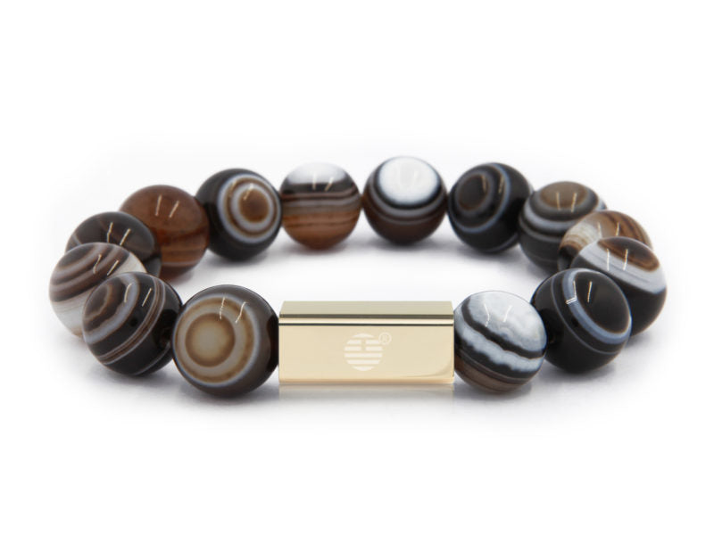 Eye Agate-Gold
