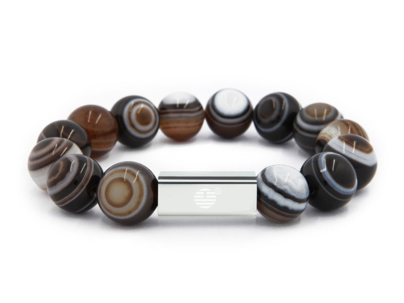 Eye Agate-Silver
