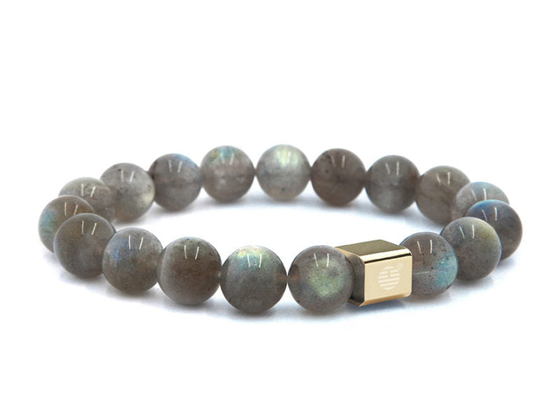 Grey Labradorite-Gold
