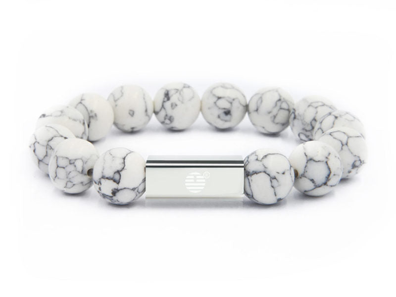 Howlite-Silver