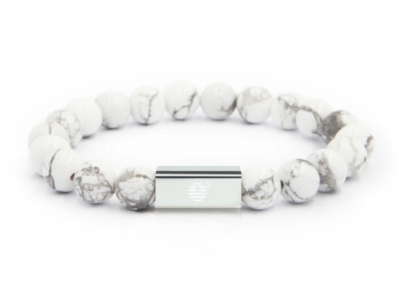Howlite-Silver