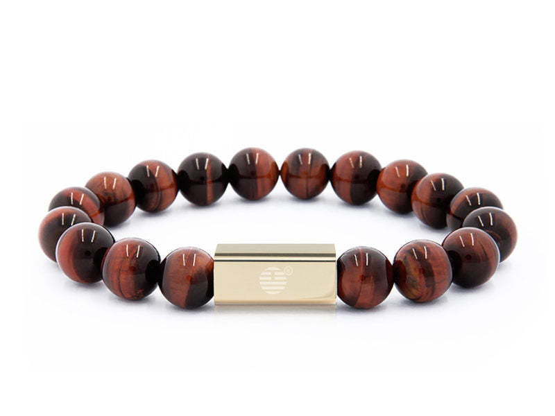 Red Tiger Eye-Gold