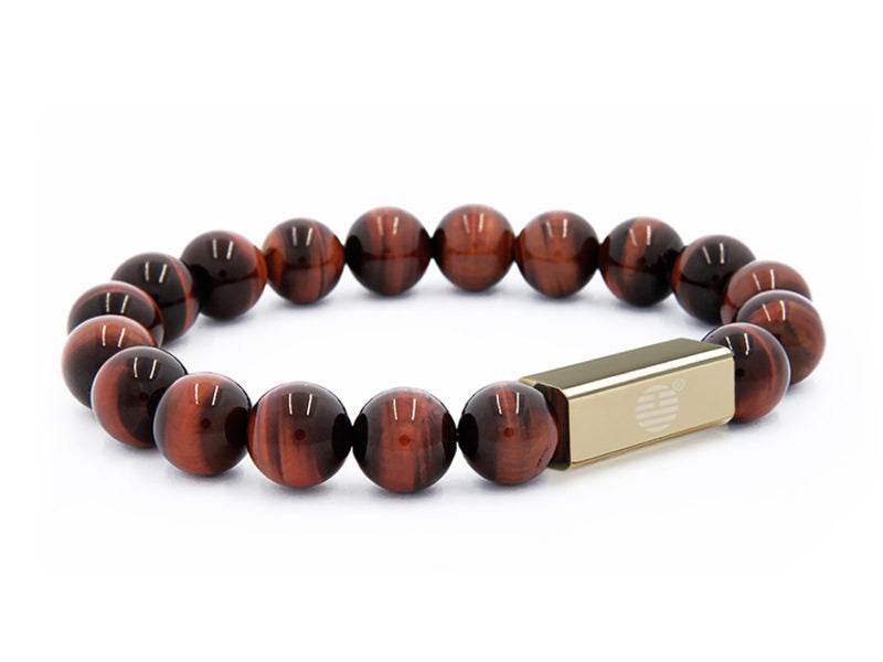 Red Tiger Eye-Gold