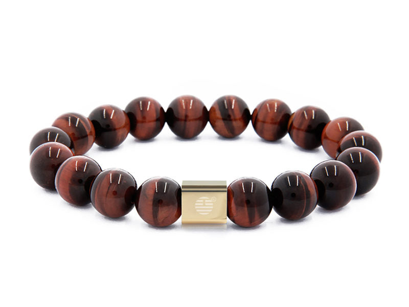 Red Tiger Eye-Gold