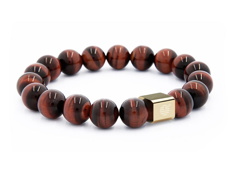 Red Tiger Eye-Gold