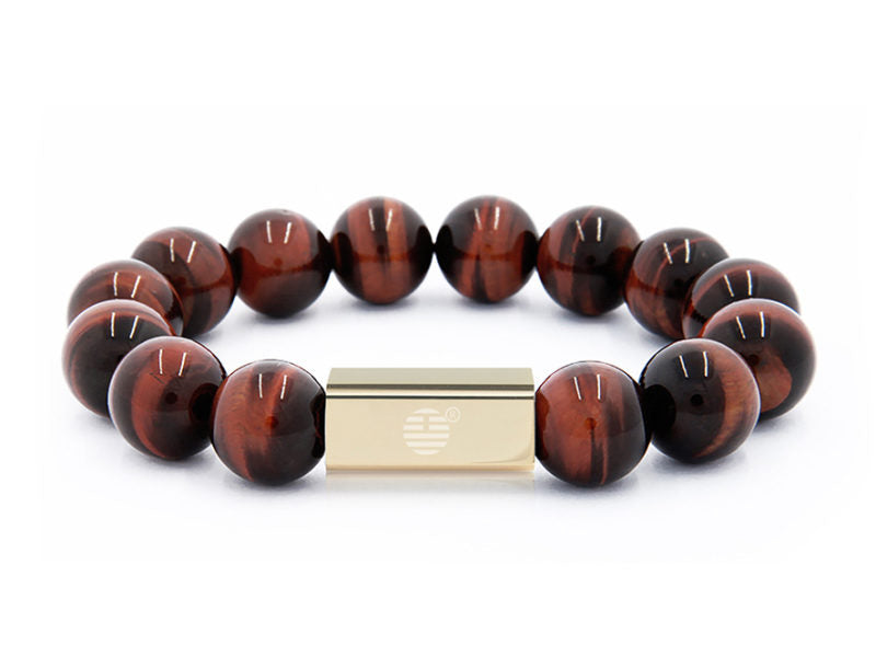 Red Tiger Eye-Gold