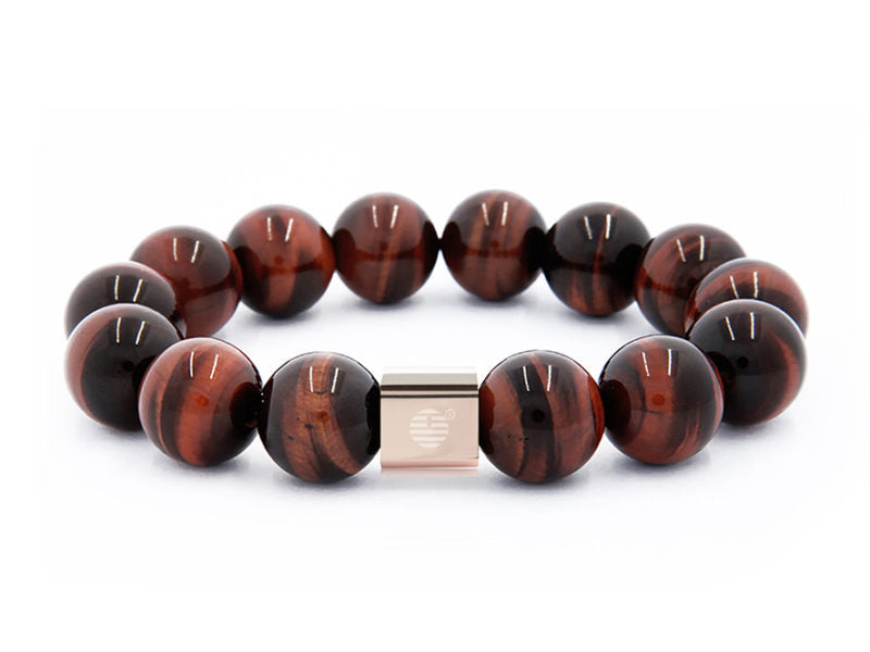 Red Tiger Eye-RoseGold