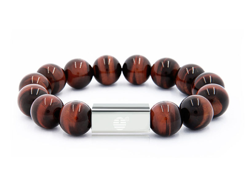 Red Tiger Eye-Silver