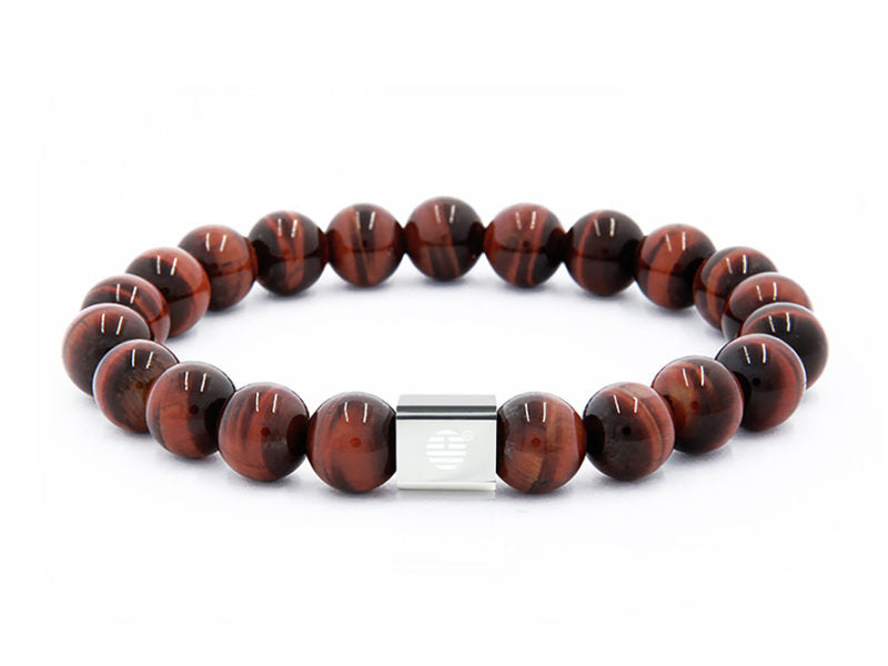 Red Tiger Eye-Silver