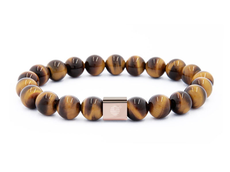 Yellow Tiger Eye-RoseGold