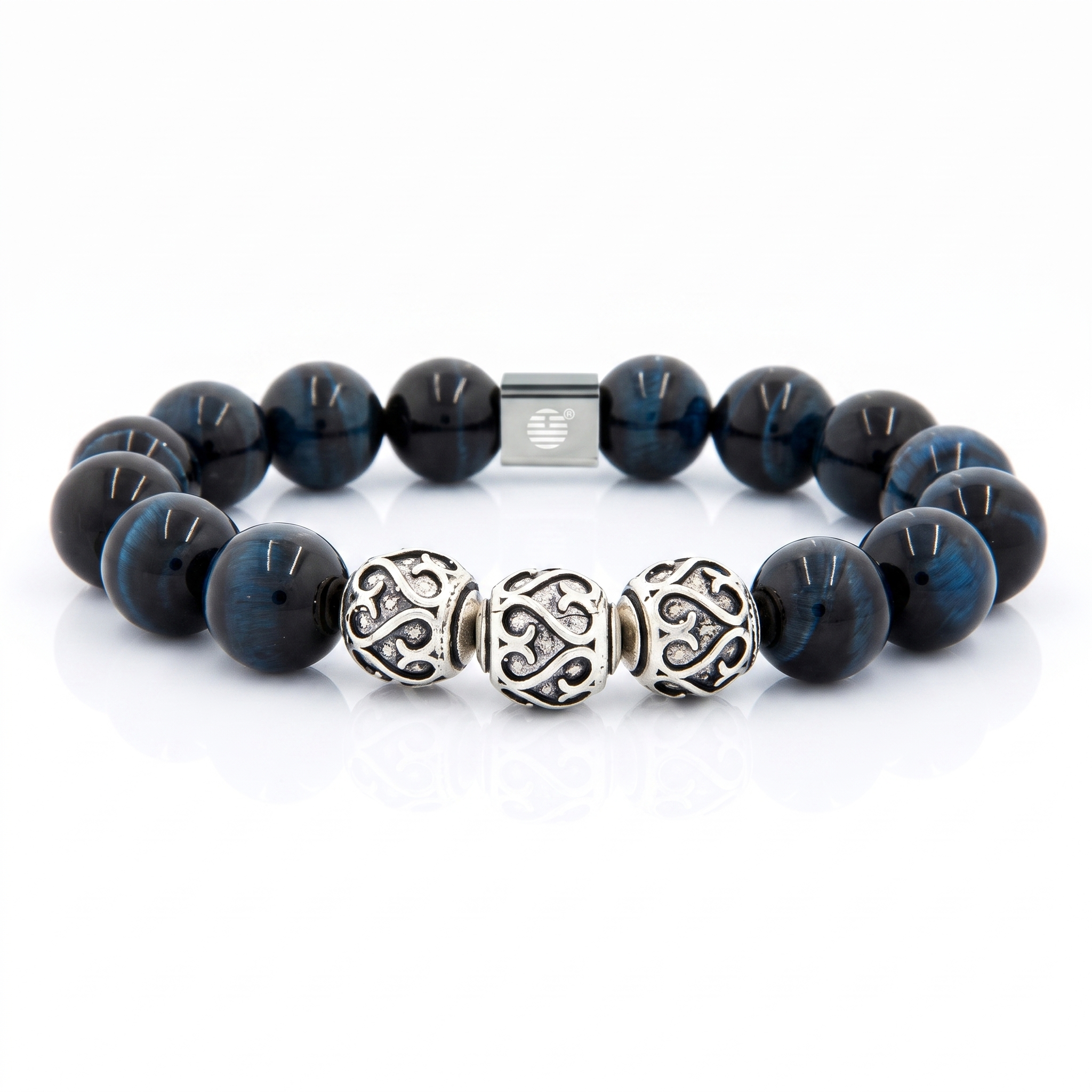 Bushido — Blue Tiger Eye (12mm)