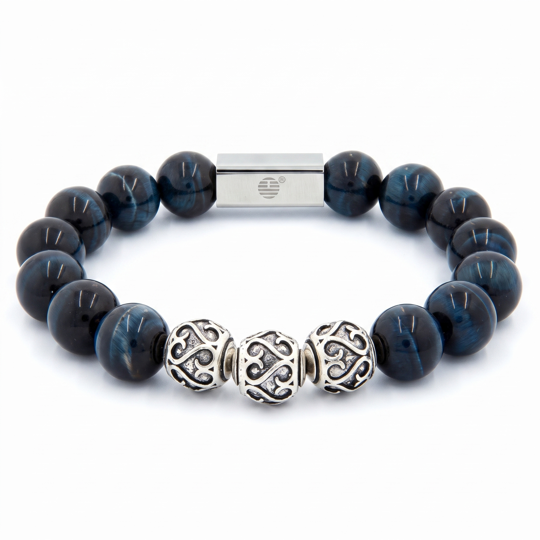 Bushido — Blue Tiger Eye (12mm)