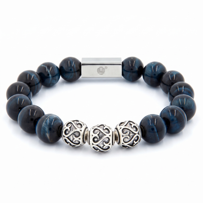 Bushido — Blue Tiger Eye (12mm)