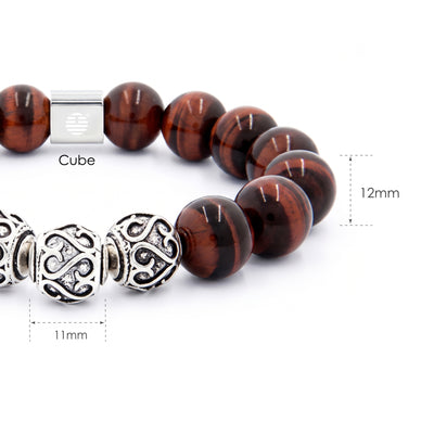 Bushido — Red Tiger Eye (12mm)