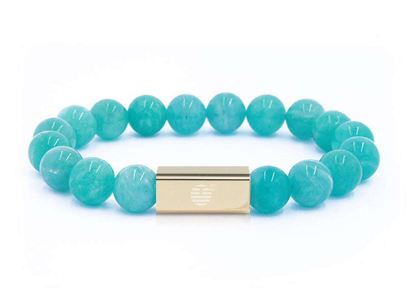 Amazonite-Gold