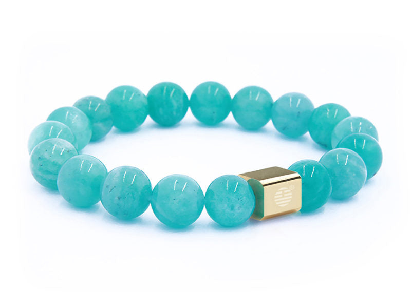 Amazonite-Gold