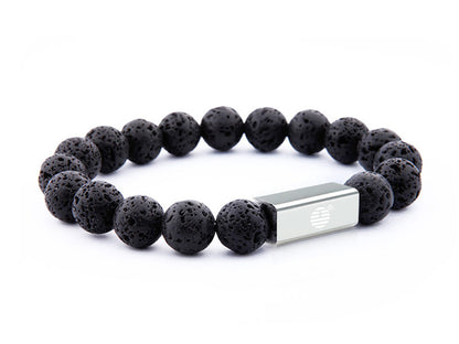 Black Lava-Silver