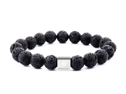 Black Lava-Silver