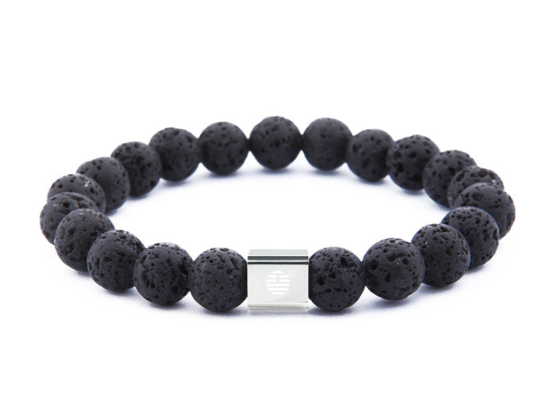 Black Lava-Silver