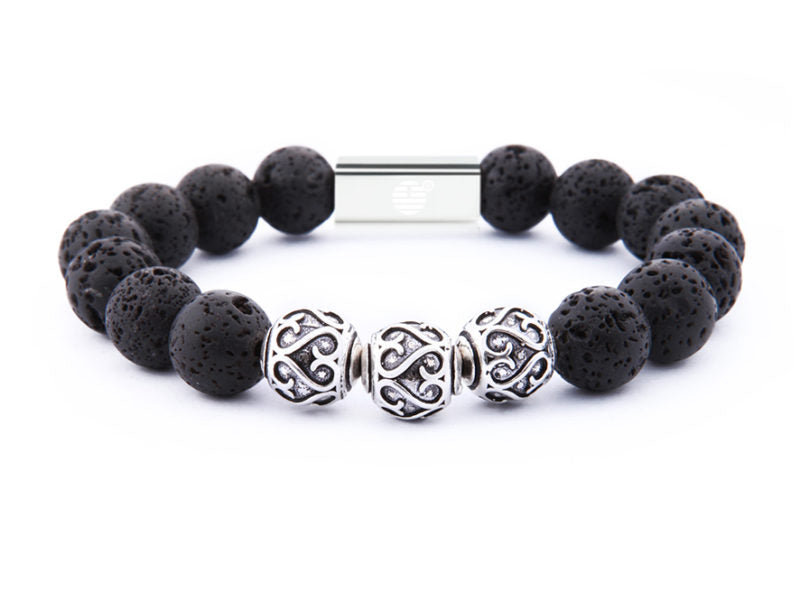 Black Lava-Bead