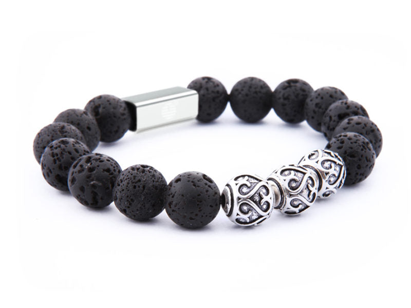 Black Lava-Bead