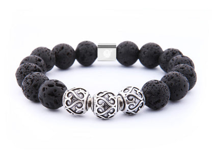 Black Lava-Bead