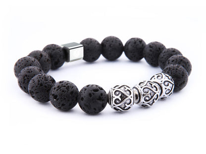 Black Lava-Bead