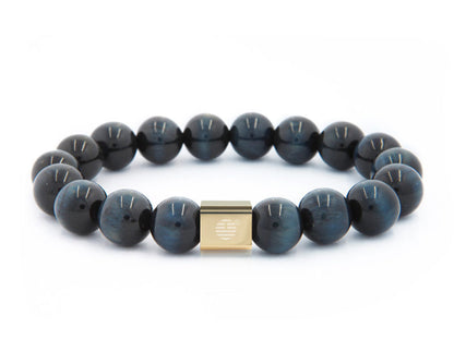 Blue Tiger Eye-Gold