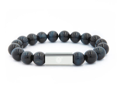 Blue Tiger Eye-Silver