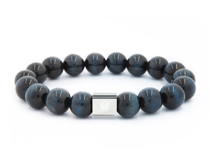 Blue Tiger Eye-Silver