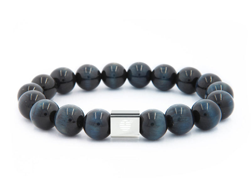 Blue Tiger Eye-Silver