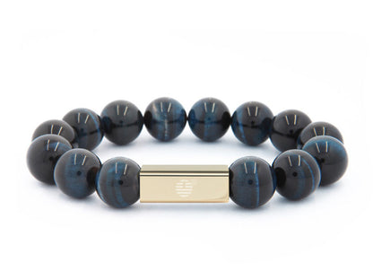 Blue Tiger Eye-Gold