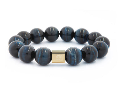 Blue Tiger Eye-Gold