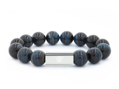 Blue Tiger Eye-Silver