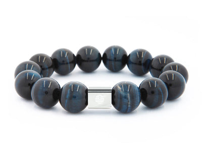 Blue Tiger Eye-Silver