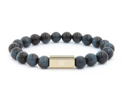 Blue Tiger Eye-Gold