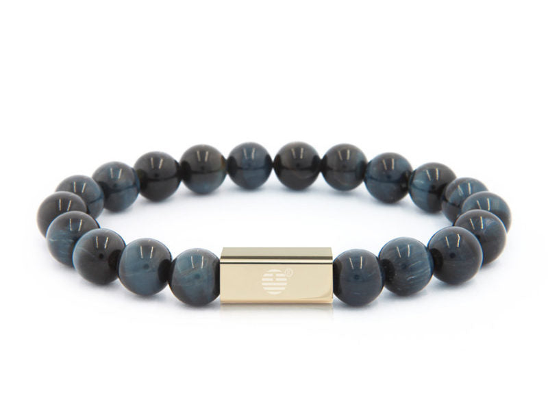 Blue Tiger Eye-Gold