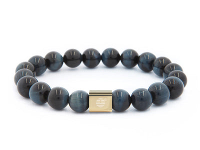 Blue Tiger Eye-Gold