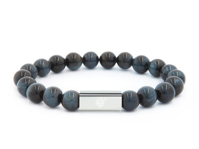 Blue Tiger Eye-Silver