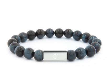 Blue Tiger Eye-Silver