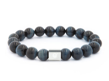 Blue Tiger Eye-Silver