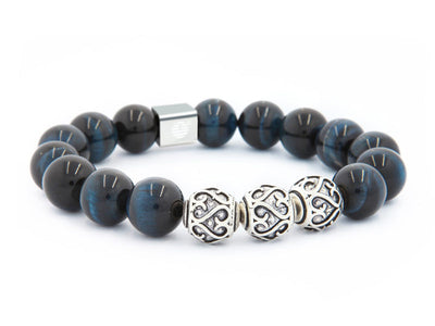 Bushido — Blue Tiger Eye (12mm)