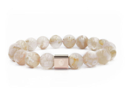 Cherry Blossom Agate-RoseGold