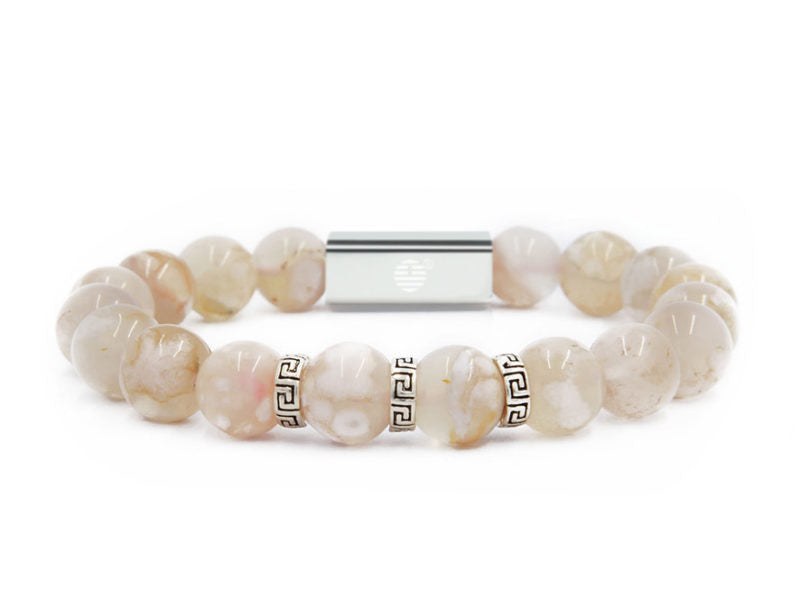 Cherry Blossom Agate-Spacer