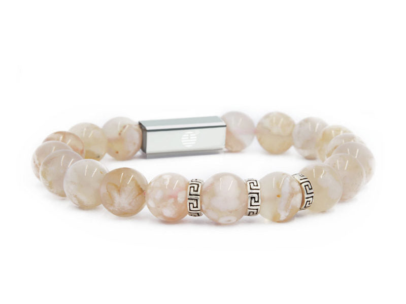 Cherry Blossom Agate-Spacer