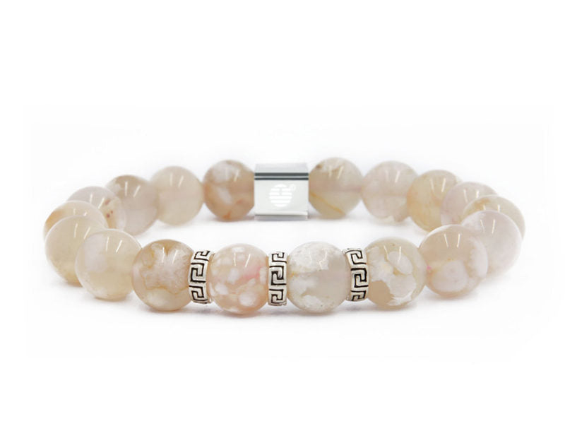 Cherry Blossom Agate-Spacer