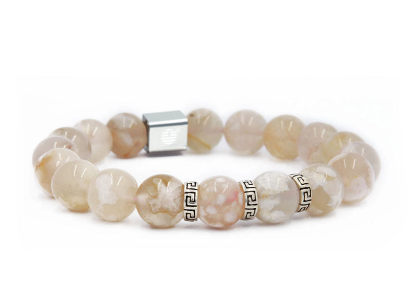 Cherry Blossom Agate-Spacer